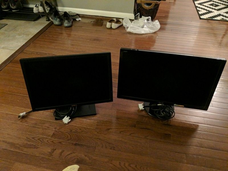 Dual Computer Monitors Full HD(1080P)
