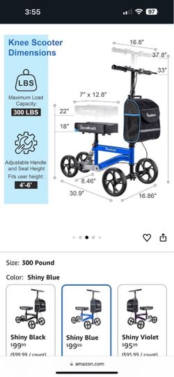 Knee scooter