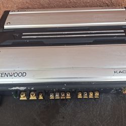 AMPLIFICADOR AMPLIFIER KENWOOD 4 CHANELS GOOD CONDICIÓN ABLO ESPAÑOL