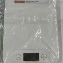 Noom Digital Kitchen Scale: Accurate Precision, LCD Display for Clarity, Stylish Black, Blue, or Off-White. Battery Included for Seamless Operation. (