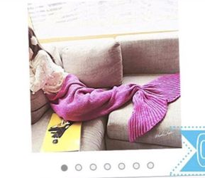 Kids Mermaid tail blanket NEW