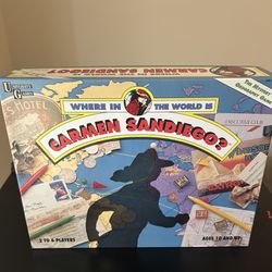 Where In The World Is Carmen San Diego? Board Game 1992