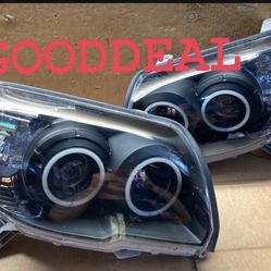 OH25 Fit 06-09 Toyota 4Runner Halo LED Headlight Pair 