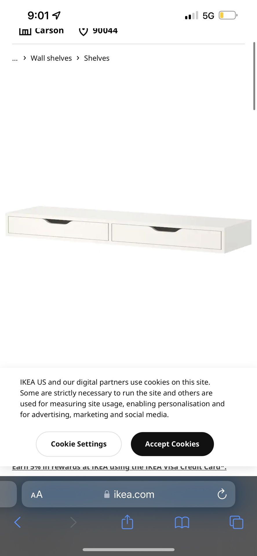 IKEA Floating Desk