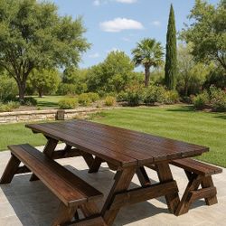 Custom Made Picnic Tables. 