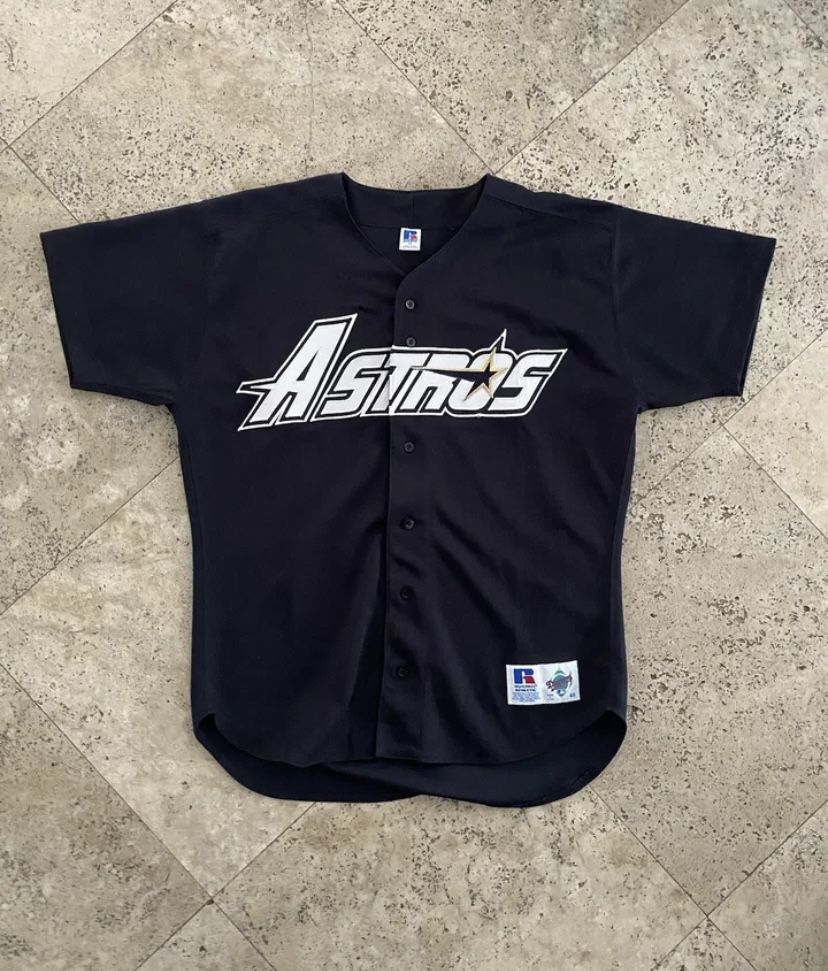 Vintage Russell Authentic HOUSTON ASTROS Jersey Black BLANK Size 48 XLarge  XL for Sale in College Station, TX - OfferUp