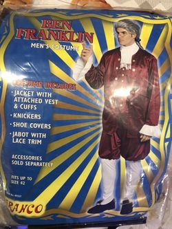 Ben Franklin Men Costume