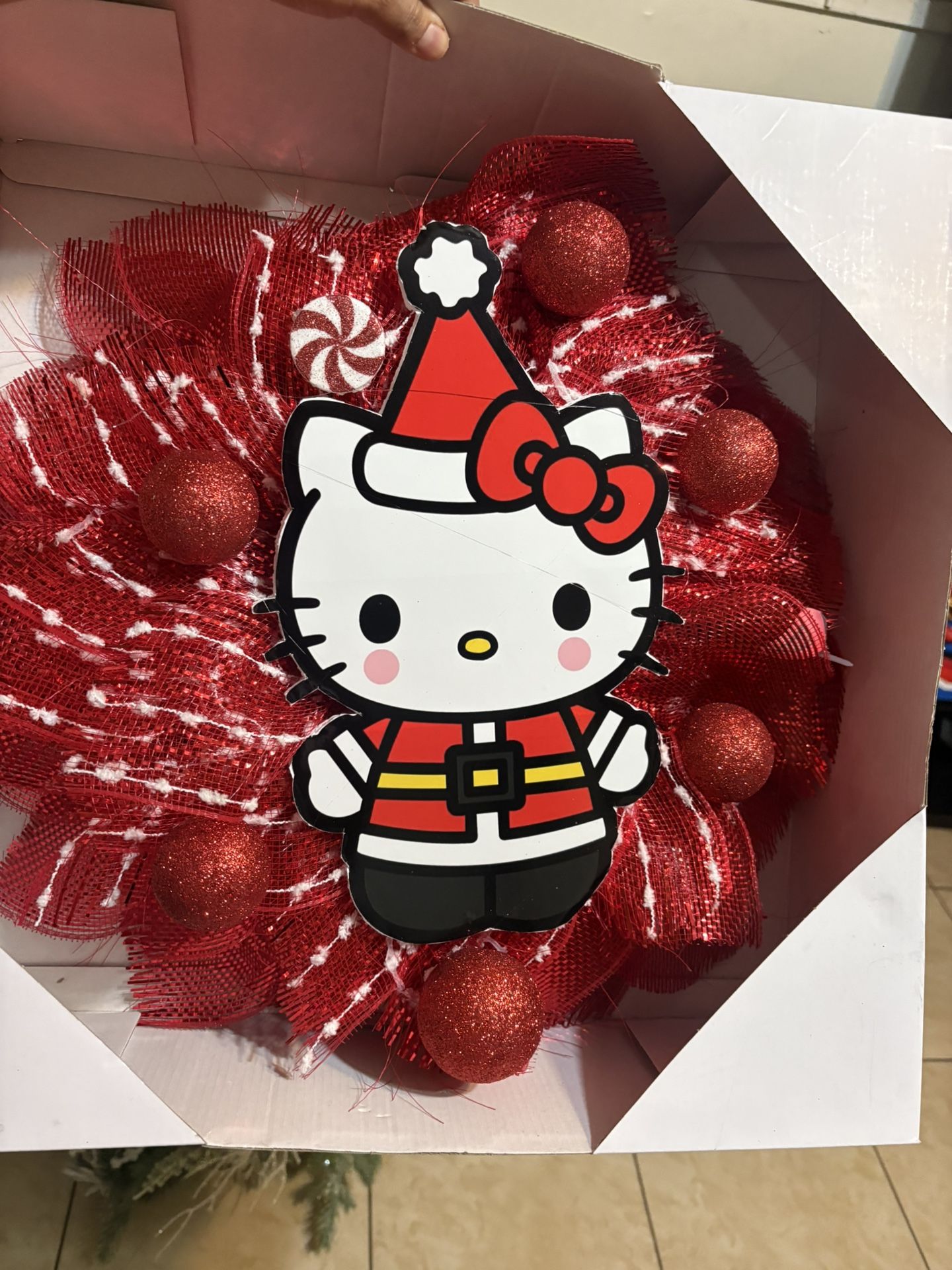 Hello Kitty Wreath