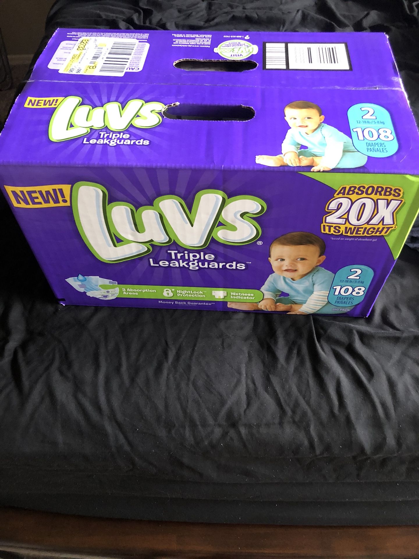 Luvs diapers size 2