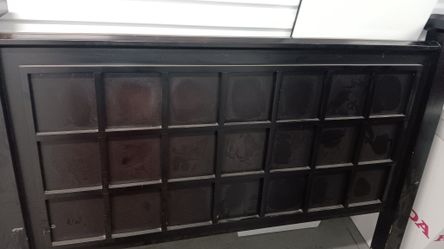 4 piece contemporary queen wood headboard frame