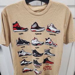 NEW Air Jordan Evolution Mens Medium Sand Tshirt