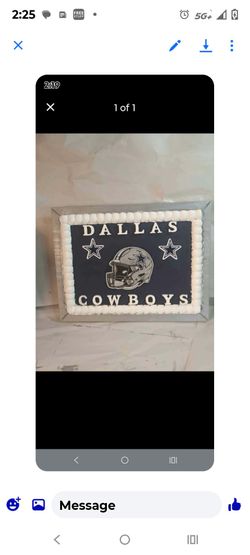 Dallas Cowboys handcrafted wall sign