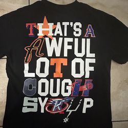 Cough syrup shirts / aloc tee size M