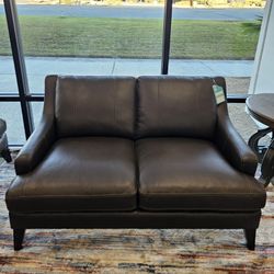 Leather Loveseat  - Collyn 