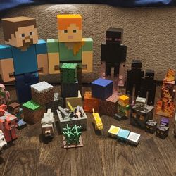Minecraft Mini Figures Lot