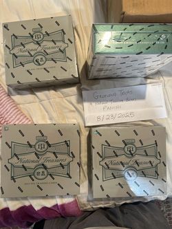 Panini National Treasures 2023 NFL TRADING CARDS. SEALED NEW IN BOX