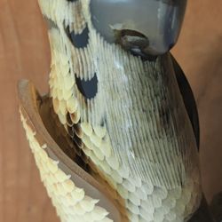 Vintage Parrot Statue Love Birds Antique Beautiful Art 