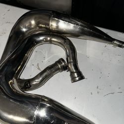 Yamaha Banshee DG Pipes And Stock Silencers