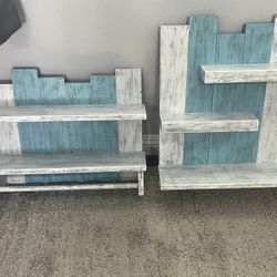 Bathroom Towel Rod and Shelves