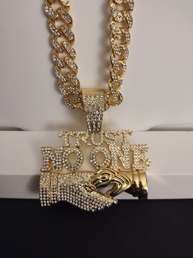 Cuban Link Chain And Charm