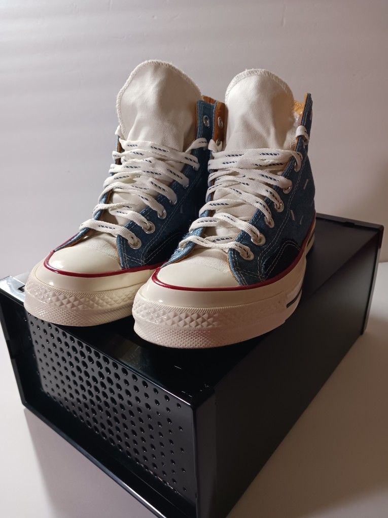 Converse Chuck 70 Hi Men's 7 Wm 9 Tenis Blue-Egret-Midnight 171064C