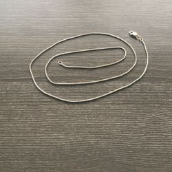 Sterling Silver 22”  necklace.  marked .925