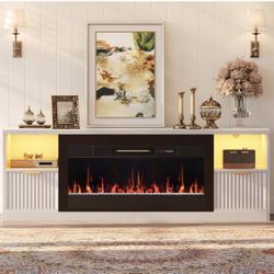 Electric Fireplace TV Stand 