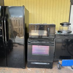 Kitchen Appliances, Fridge, Electric Stove, Macro wave,  Dishwasher, New Wave