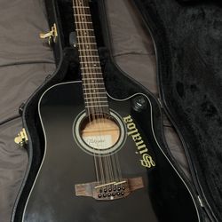 Takamine GD30CE-12 Blk with case