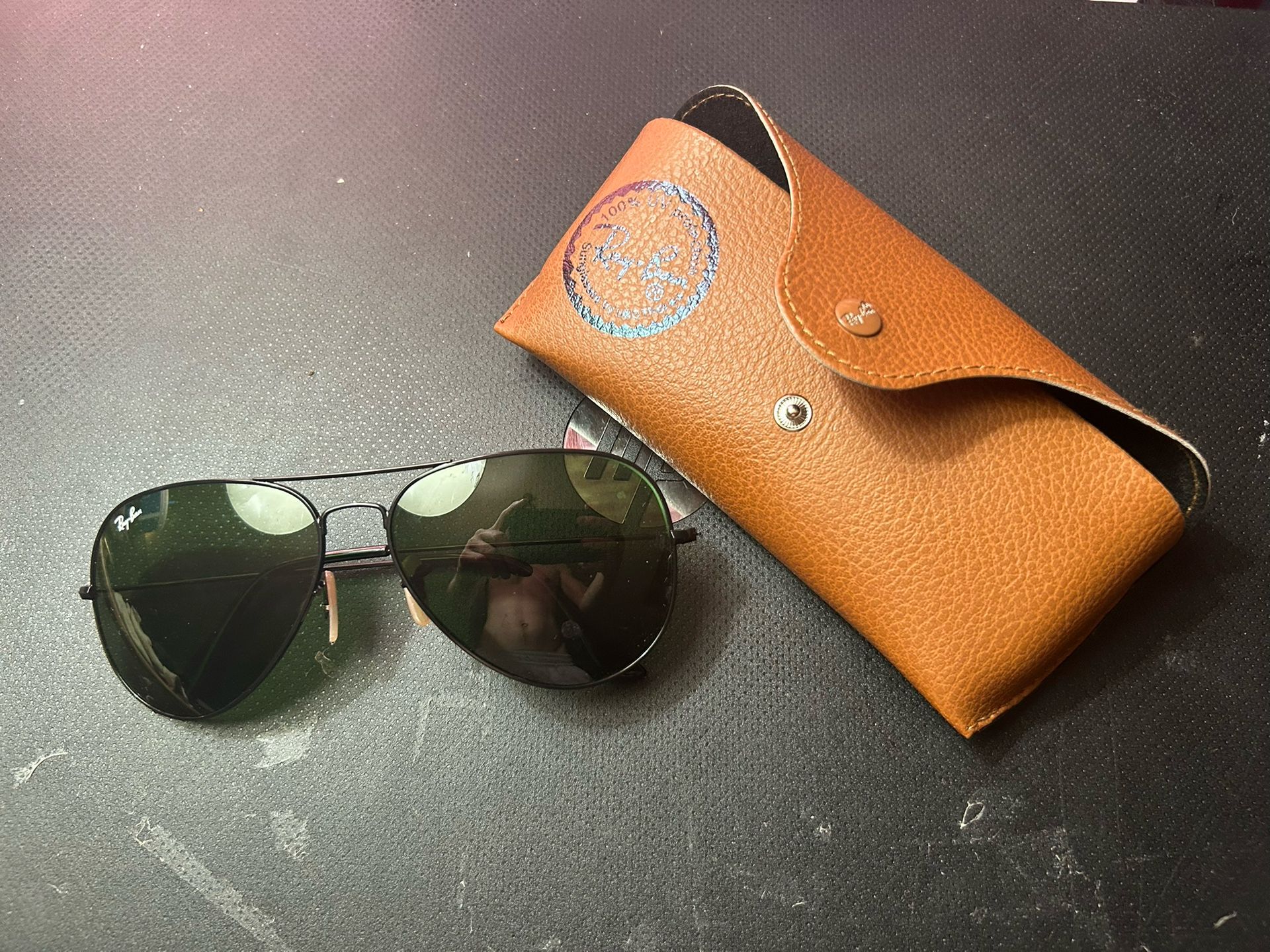 Ray Ban Aviators 62mm Glasses Men’s Dark Green