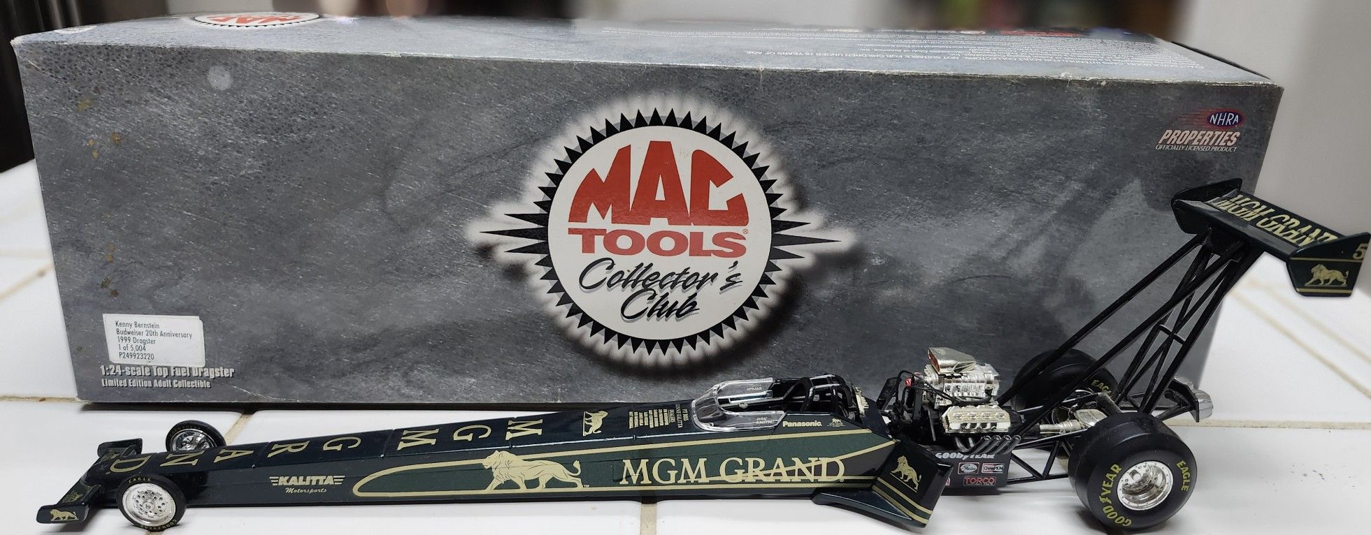 MAC TOOLS 1:24 Scale Limited Edition Drag Race Diecast Collection ...
