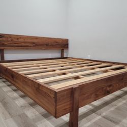 Solid Oak Bed Frame From Organic Modernism