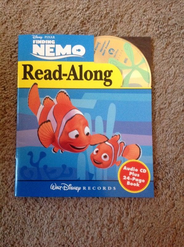 Finding Nemo Disney Read-Along book with CD