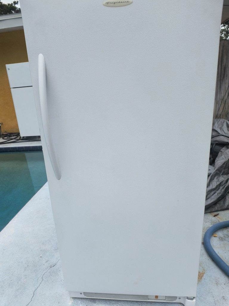 Frigidaire Upright Freezer 28 In Wide 59 And 1/2 In High 30 In Deep