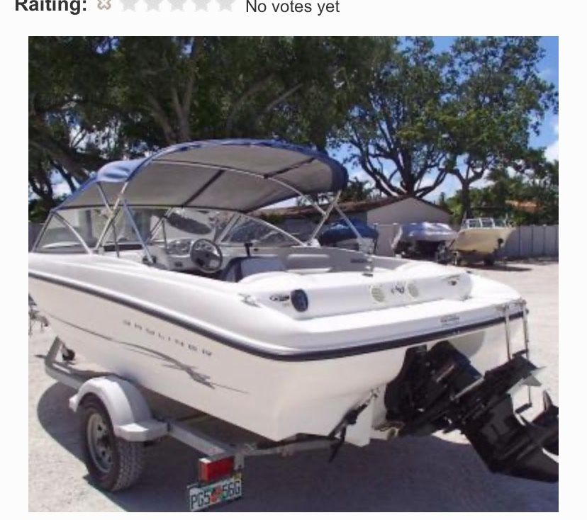 READ!!!Bimini for sale not the boat. (Bimini is the canopy on top of boat for Shade