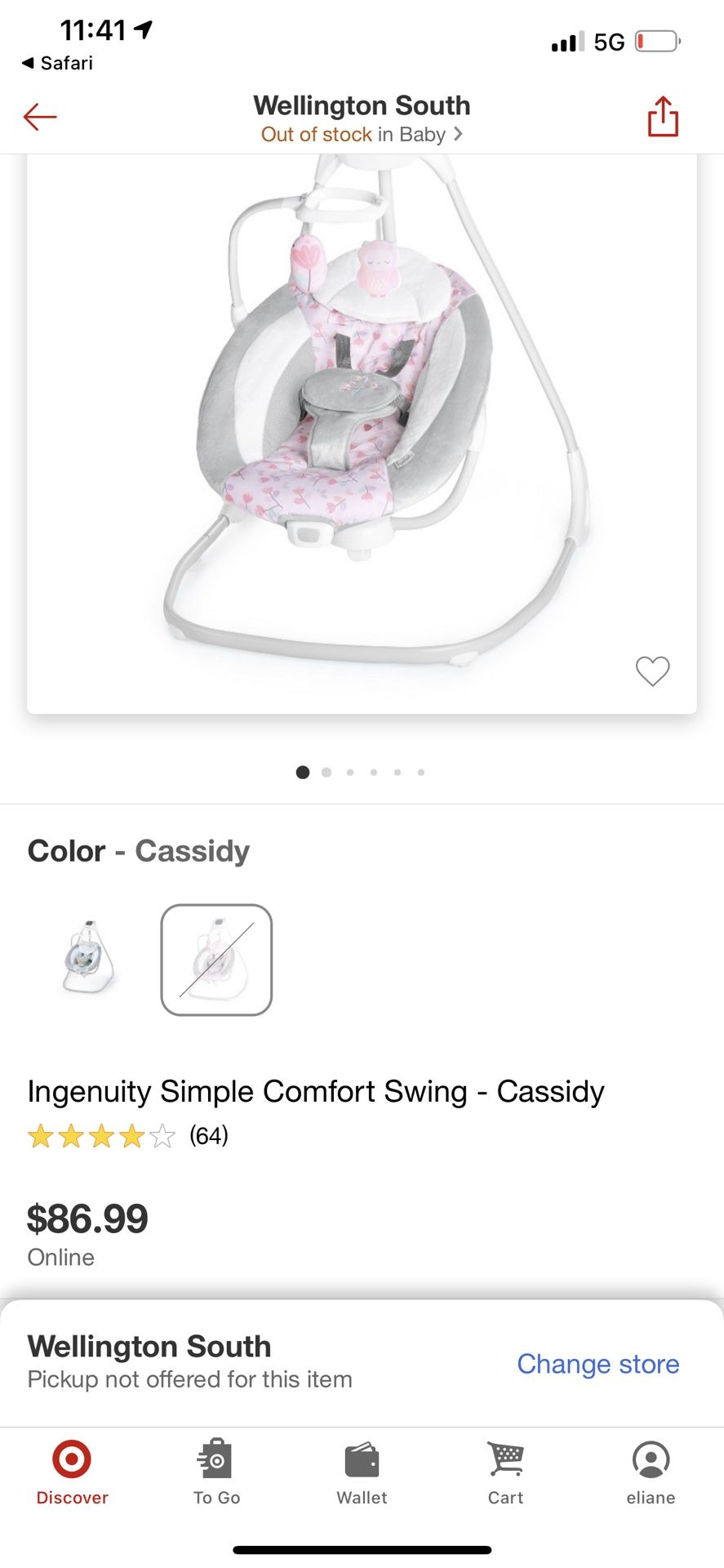 ingenuity baby swing