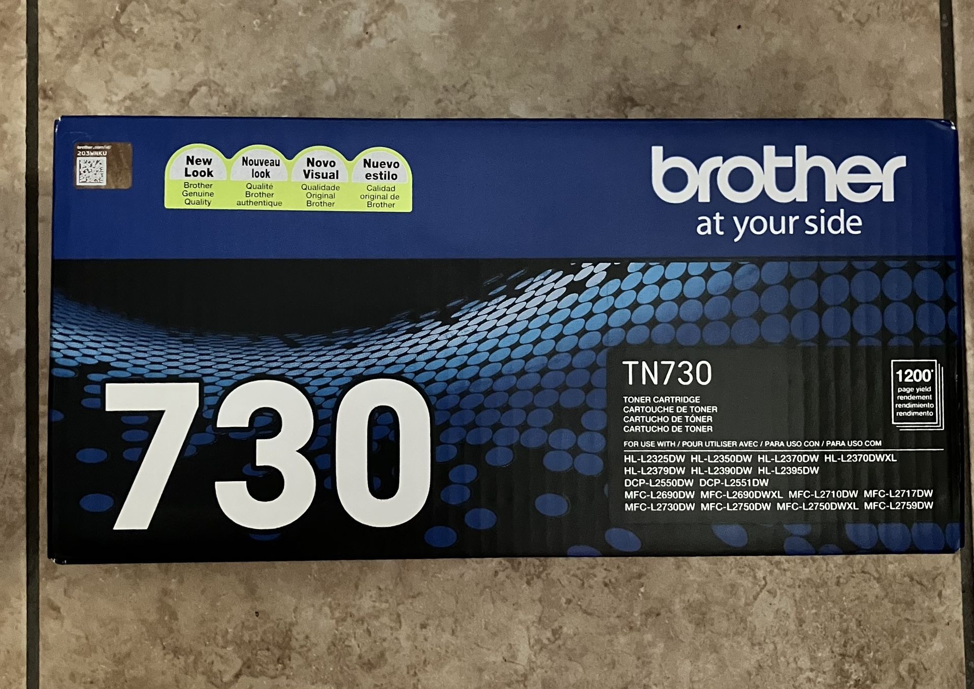 Brother TN730 Brother Genuine Standard Yield Toner Cartridge