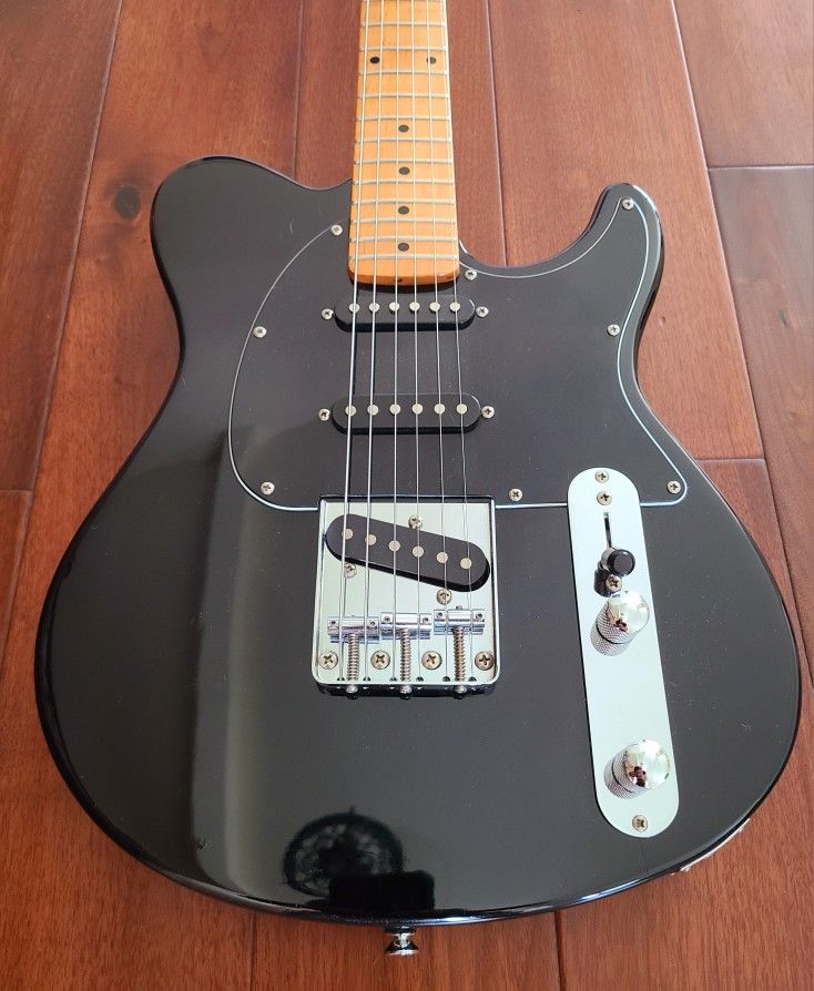 Peavey Generation EXP, Triple Single-Coil HSS Telecaster Guitar In Sleek Gloss Black