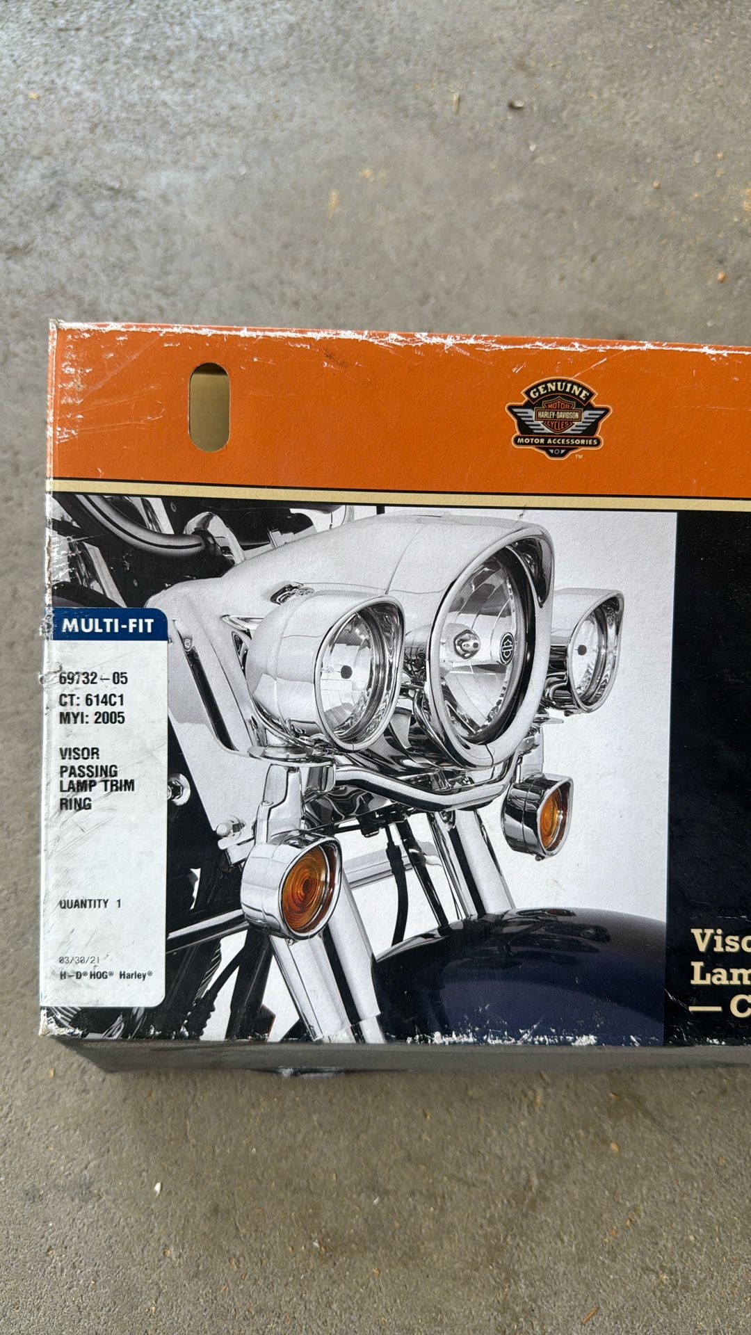 Lamps Trim For A Harley Davidson