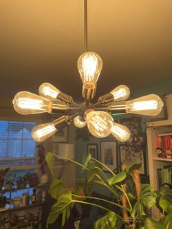 Sputnik Mid-century 9-bulb Light fixture