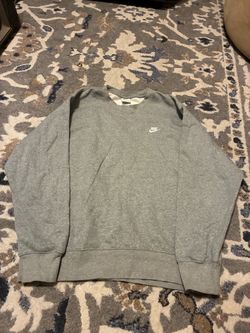 Nike XL Grey Sweatshirt Basic