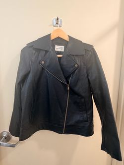 Faux leather jacket