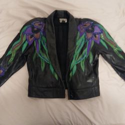 Erez Womens leather Jacket