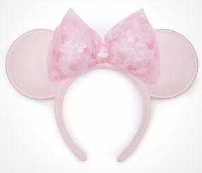 Minnie Ears Headband- Pink Milk