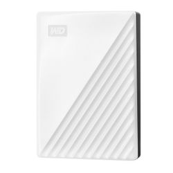 Western Digital My Passport 5TB Travel Portable Hard Drive, White 
