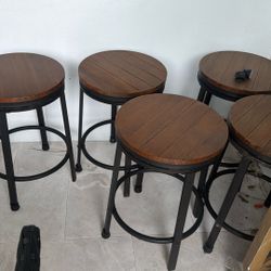Six Chair For Counter Top 