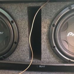 Car Subwoofer Speaker box With Two 12 Inch  