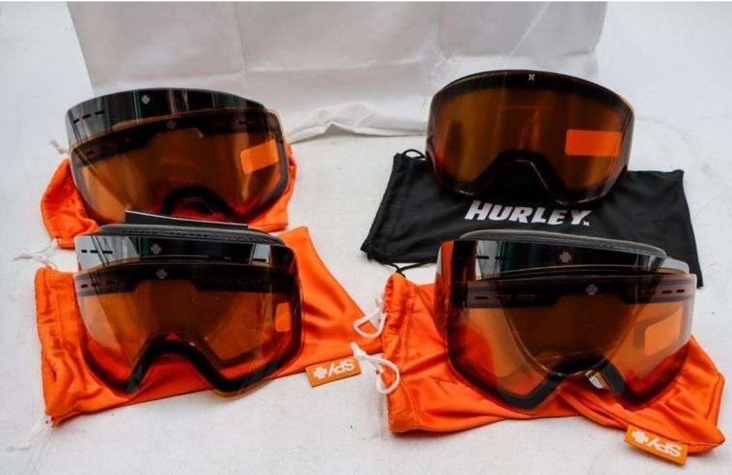 Like New Spy And Hurley Goggles  55 Each (Extra Lens Included With Goggles)