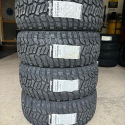 (4) - 275/55/20 Radar Renegade R/T Tires
