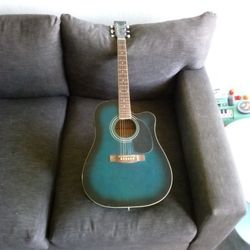Bestler Full-size Cutaway Acoustic-electric Guitar